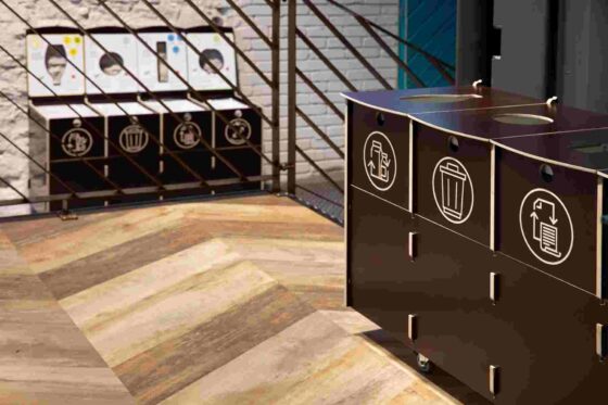 Sortaider Design House – Red Dot Award winning waste sorting bins combining functionality and aesthetics