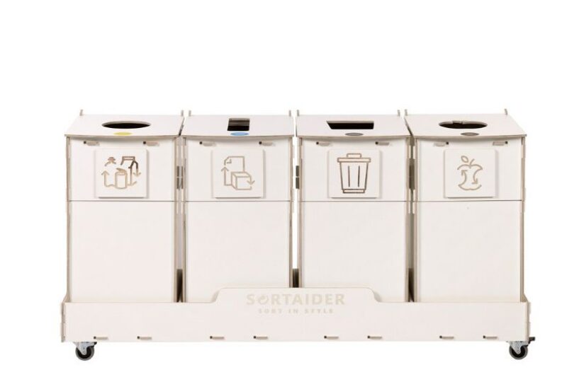 Recycling bins Sorter